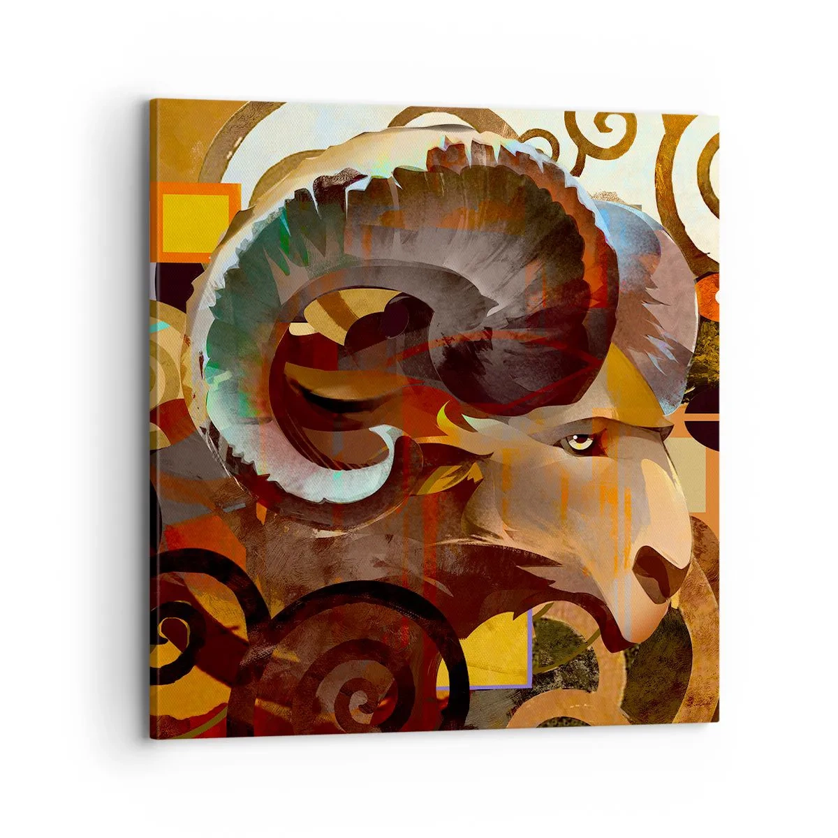 Quadro em tela - Magia - religiões - rituais - 70x70 cm