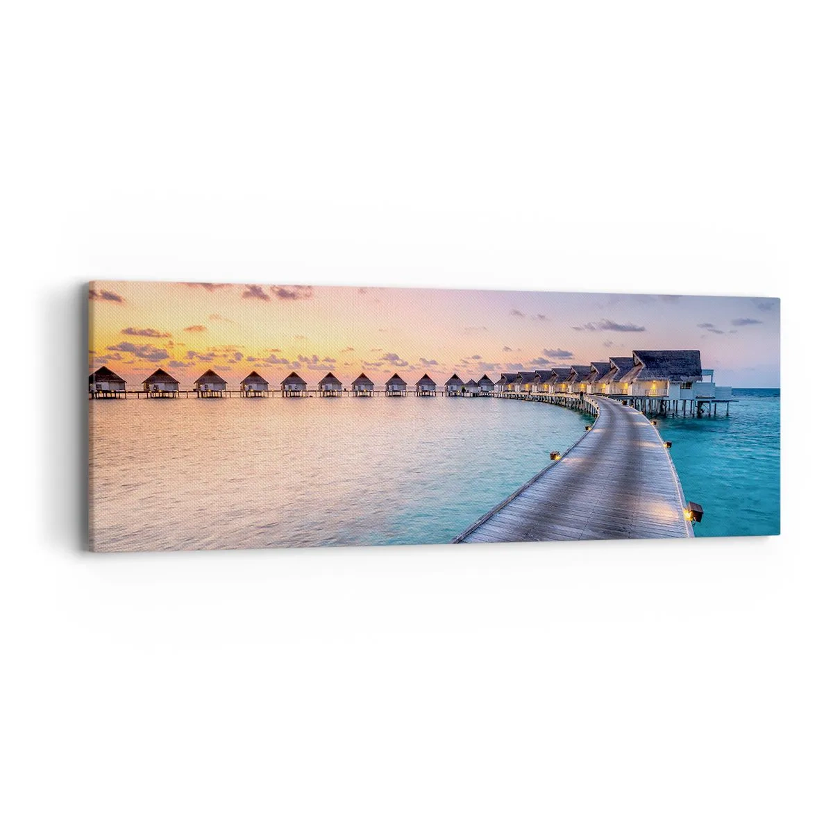 Quadro em tela - Férias - de volta às fontes - 90x30 cm