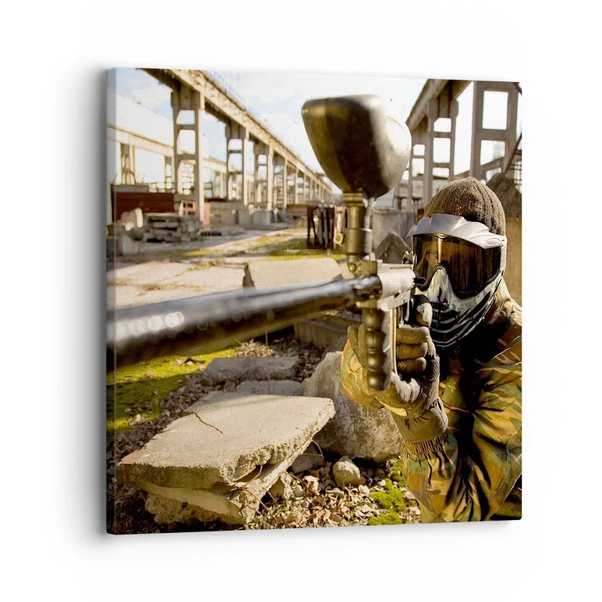 Quadro em tela - Você também pode ser um herói - 30x30 cm