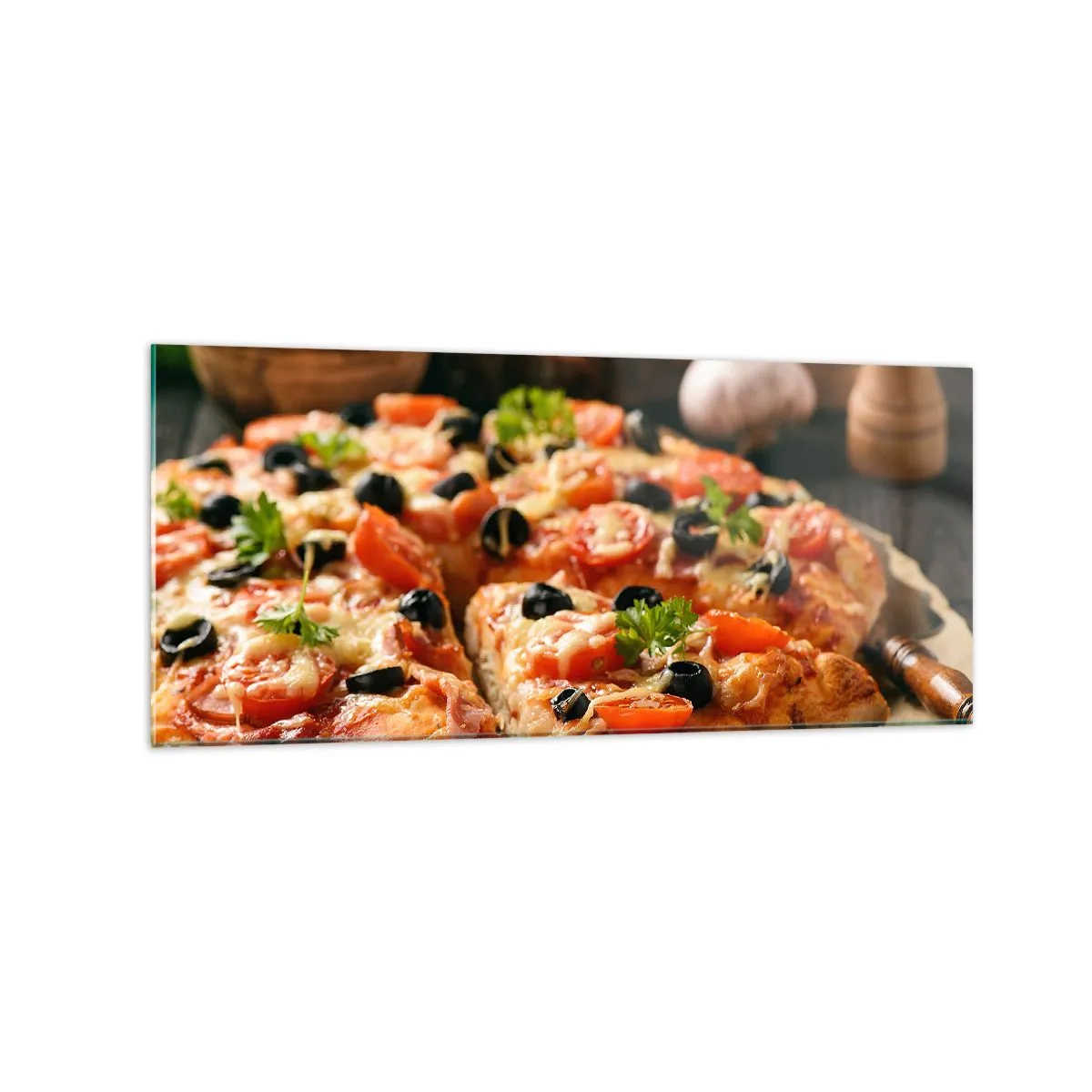 Quadro em vidro - Direto do forno - 120x50 cm