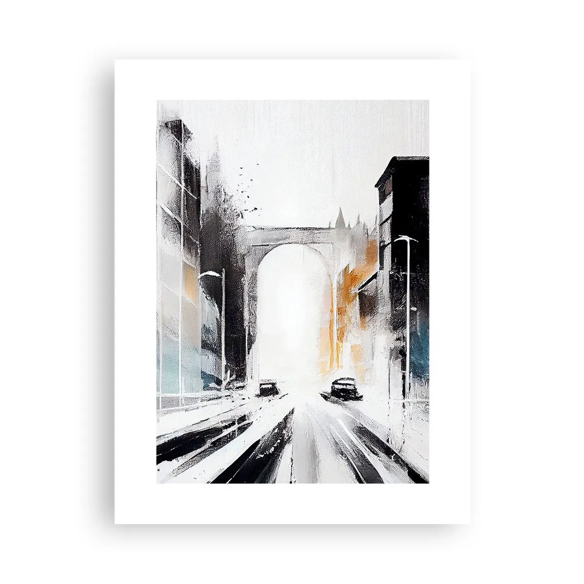 Pôster - Estudo da cidade: arquitetura e movimento - 30x40 cm