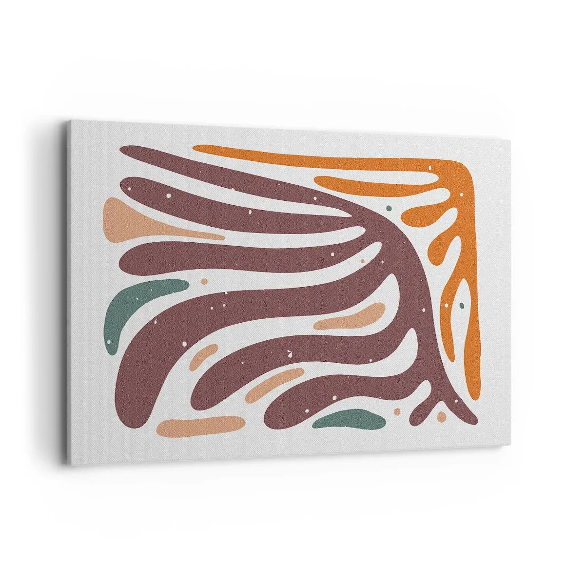 Quadro em tela - Composição orgánica radiante - 120x80 cm