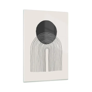 Quadro em vidro - Tremores e confiança - 80x120 cm