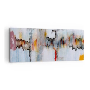 Quadro em tela - Com um palito na água - 100x40 cm