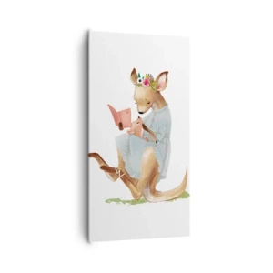 Quadro em tela - Leia para mim, mamãe - 65x120 cm