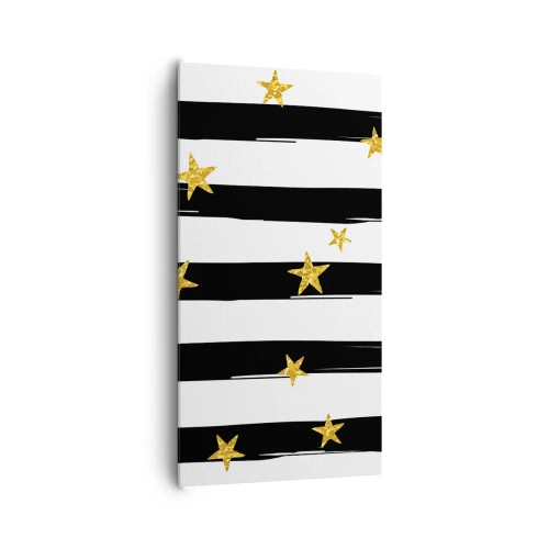 Quadro em tela - Todos nós nascemos sob uma estrela da sorte - 65x120 cm