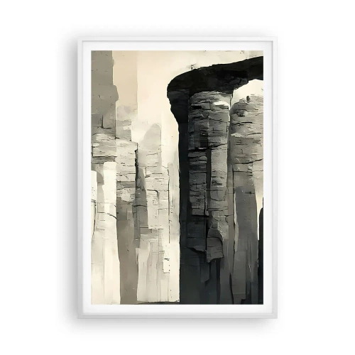 Pôster em moldura branca - A majestade da antiguidade - 70x100 cm