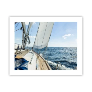 Pôster - Ahoy, aventura - 50x40 cm