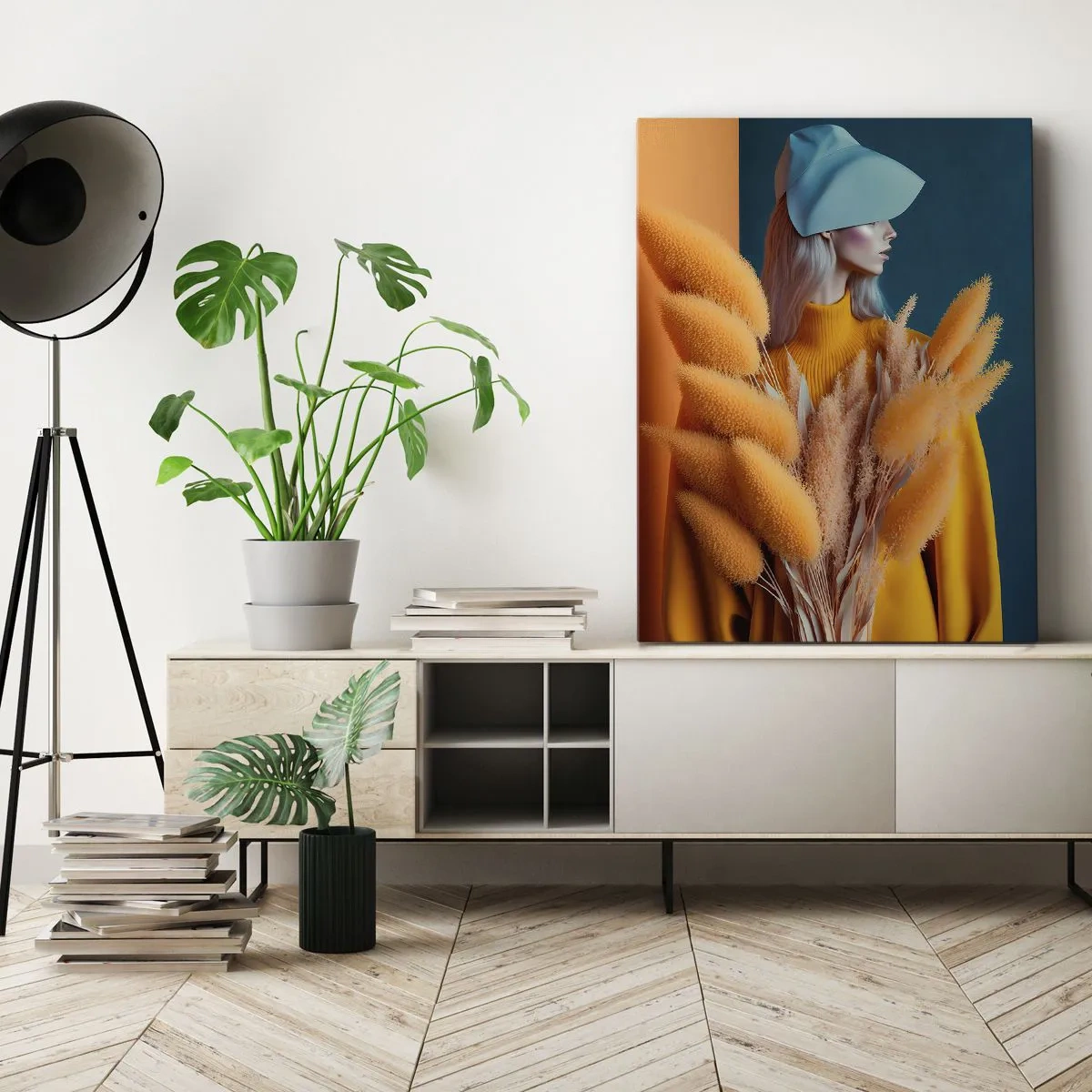 Quadro em tela - Retrato fofo - 80x120 cm