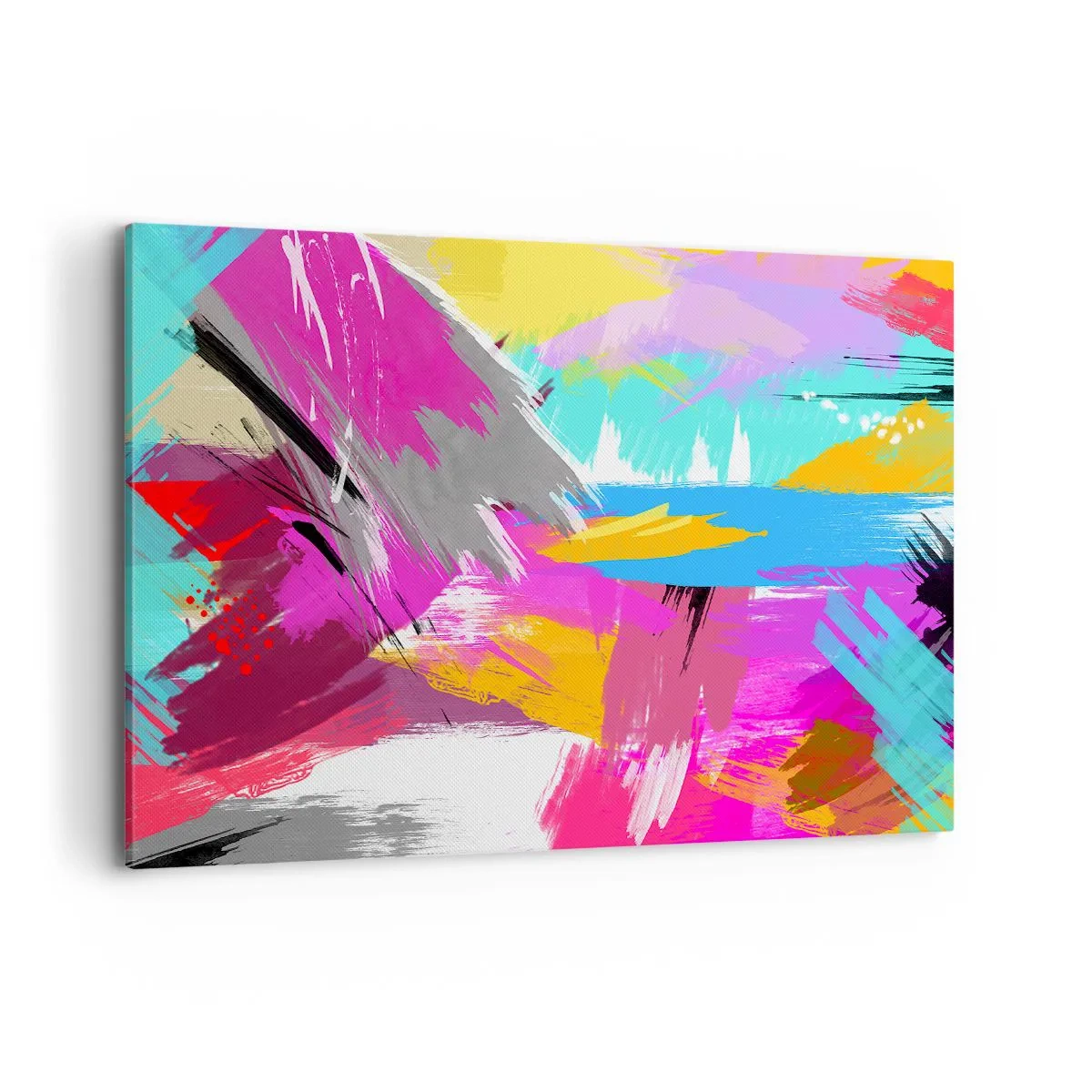 Quadro em tela - Pinte, pinte, mais uma vez - 120x80 cm