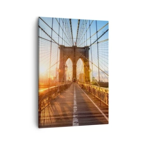 Quadro em tela - Na Ponte Dourada - 50x70 cm