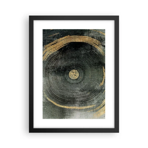 Pôster com moldura preta - Mudança e persistência - 30x40 cm