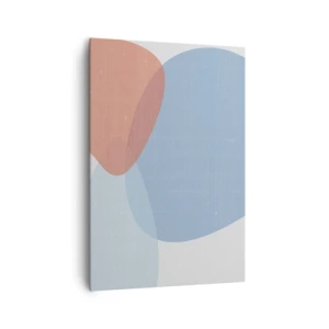 Quadro em tela - Relacionamentos pastel - 70x100 cm