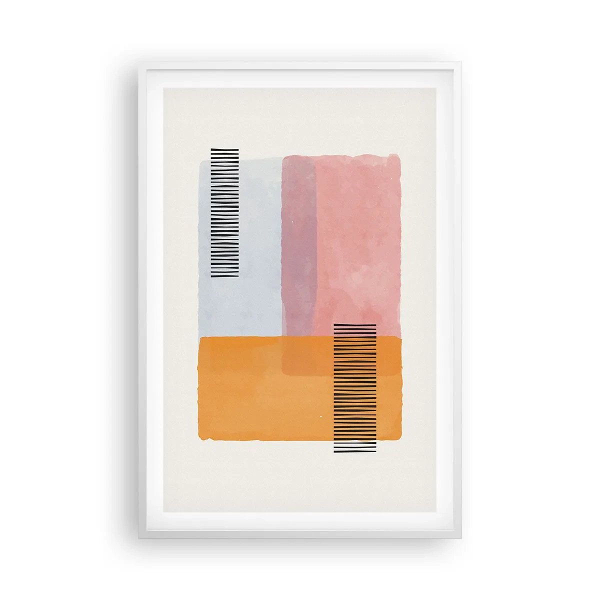 Pôster em moldura branca - De canto a canto - 61x91 cm