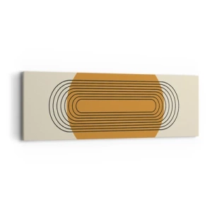 Quadro em tela - O plano perfeito - 90x30 cm