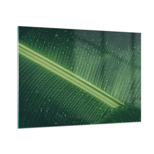 Quadro em vidro - A estrutura da vegetação - 100x70 cm