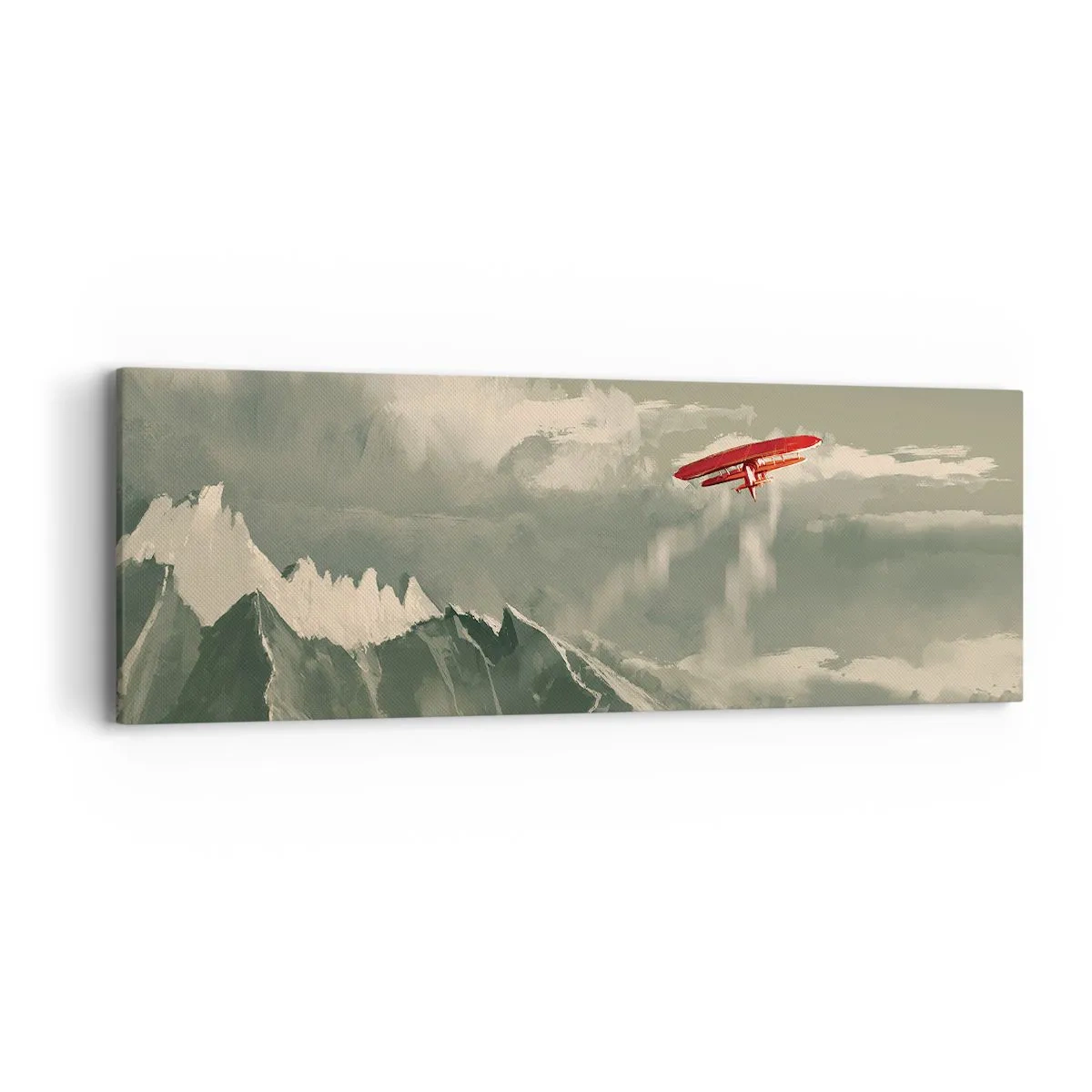 Quadro em tela - O pioneiro destemido - 90x30 cm