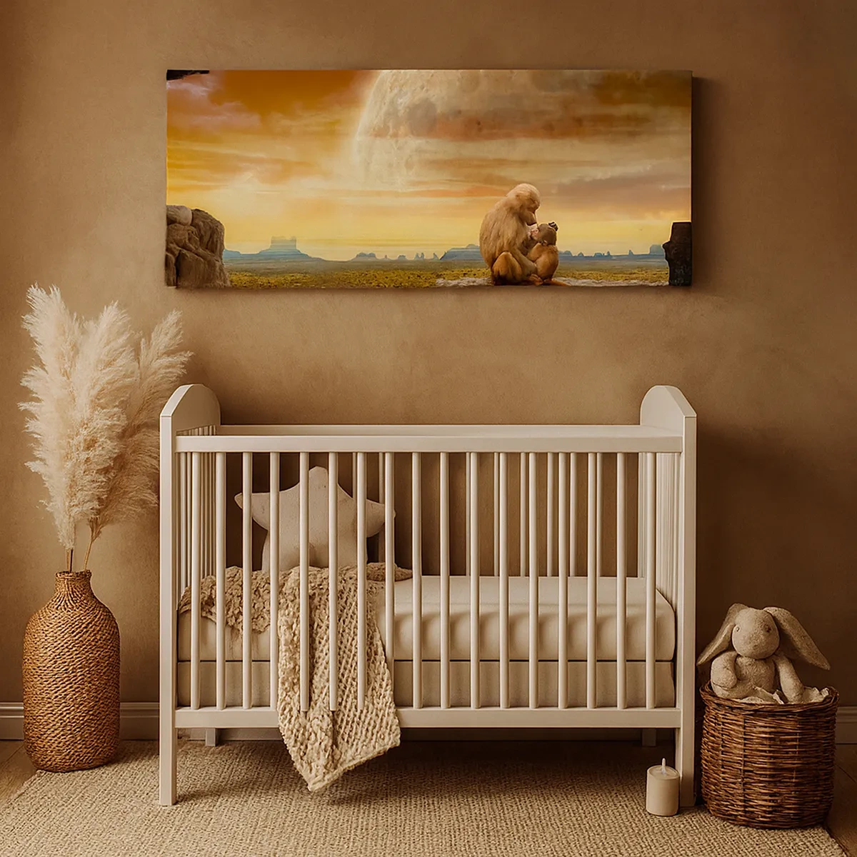 Quadro em tela - O amor é o mesmo em todos os lugares - 30x30 cm