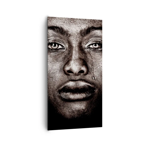 Quadro em tela - Uma lágrima - 65x120 cm