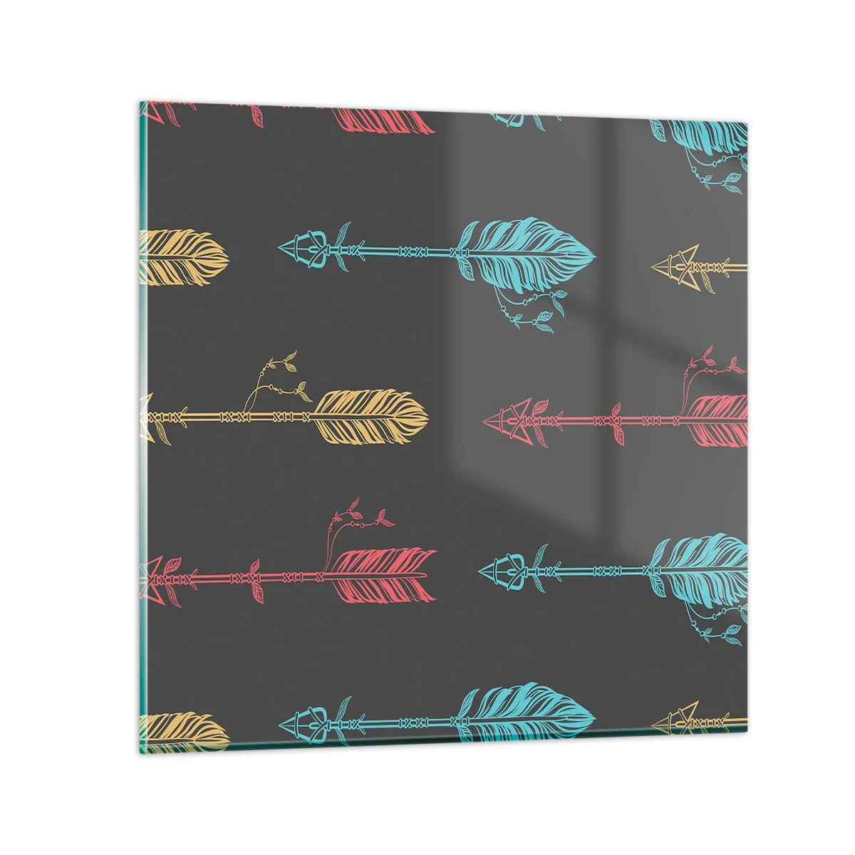 Quadro em vidro - Em ordem - 40x40 cm