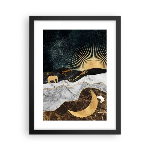 Pôster com moldura preta - Leis eternas - 30x40 cm