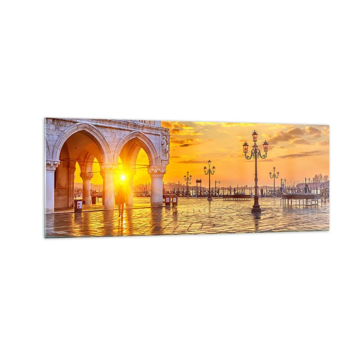 Quadro em vidro - Onde está todo mundo? - 140x50 cm