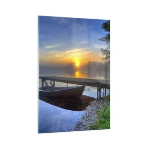 Quadro em vidro - Como o comum se transforma em mágico - 80x120 cm
