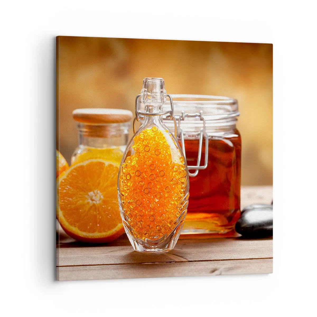 Quadro em tela - Sabores e aromas ensolarados - 50x50 cm
