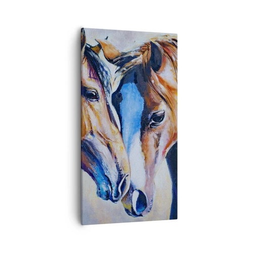 Quadro em tela - Isso é amizade? Isso é amor? - 55x100 cm