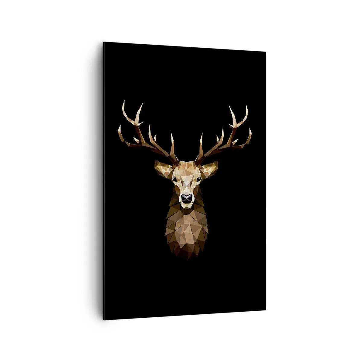 Quadro em tela - Veado cubista - 80x120 cm