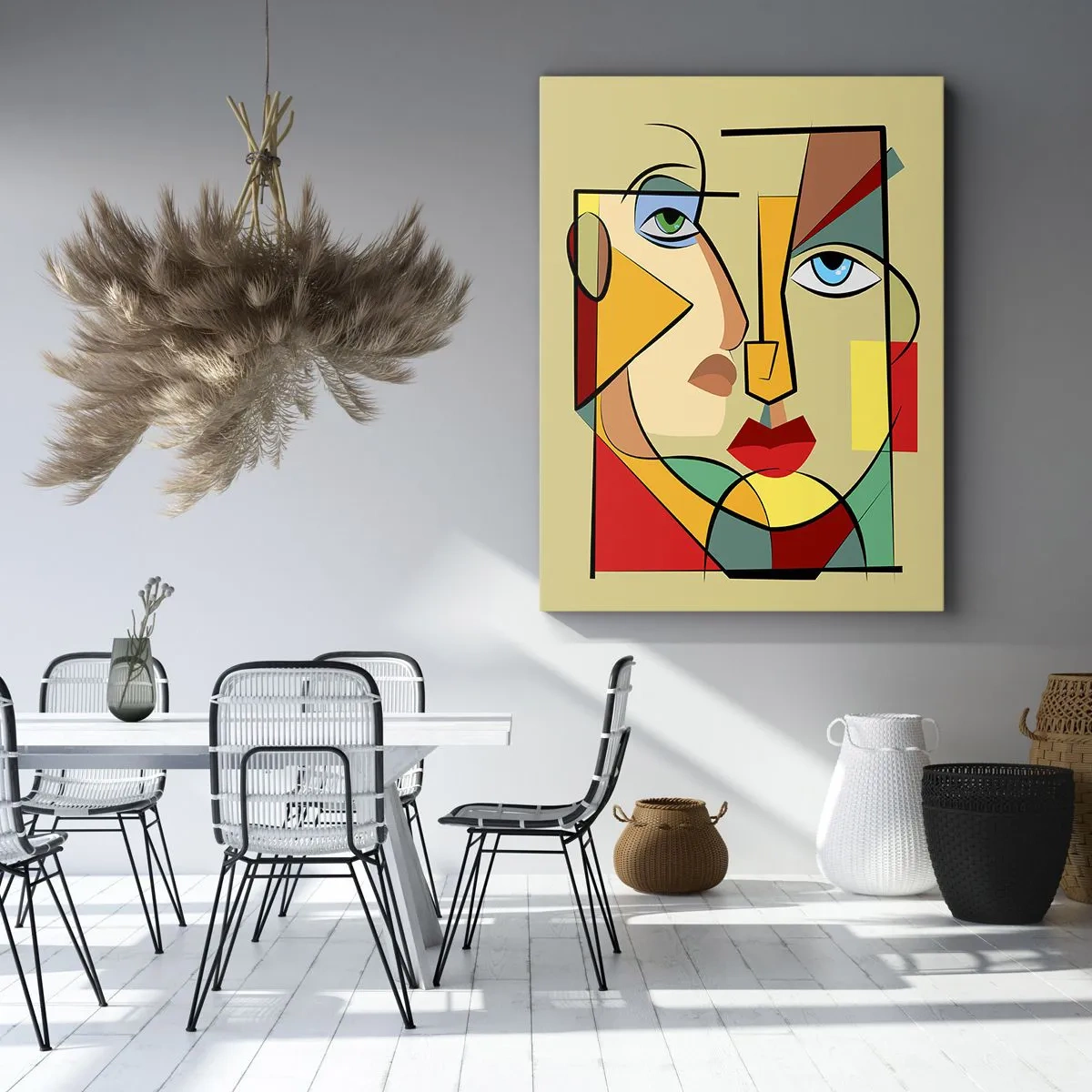 Quadro em tela - Casal que combina - 50x70 cm
