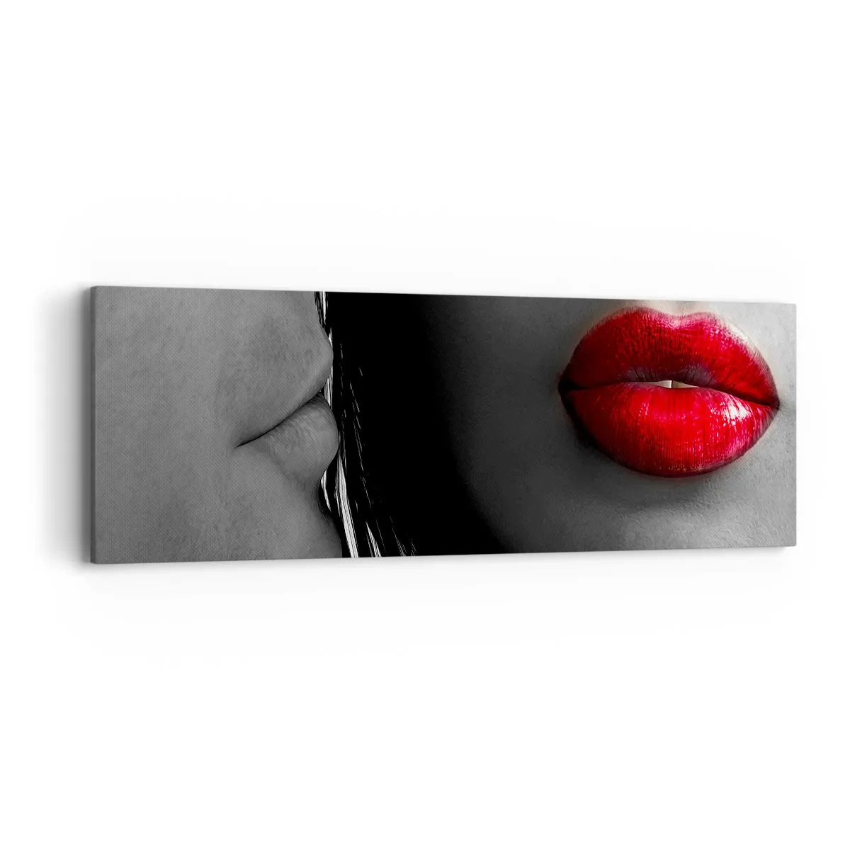 Quadro em tela - Cara a cara  - 90x30 cm
