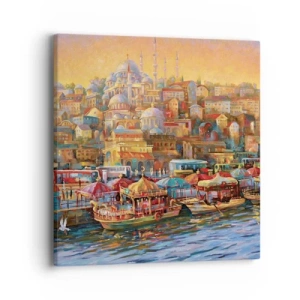 Quadro em tela - Conto de Istambul - 40x40 cm