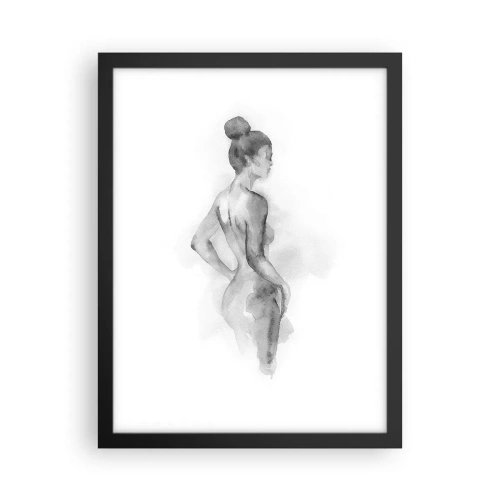 Pôster com moldura preta - Linda como uma pintura - 30x40 cm