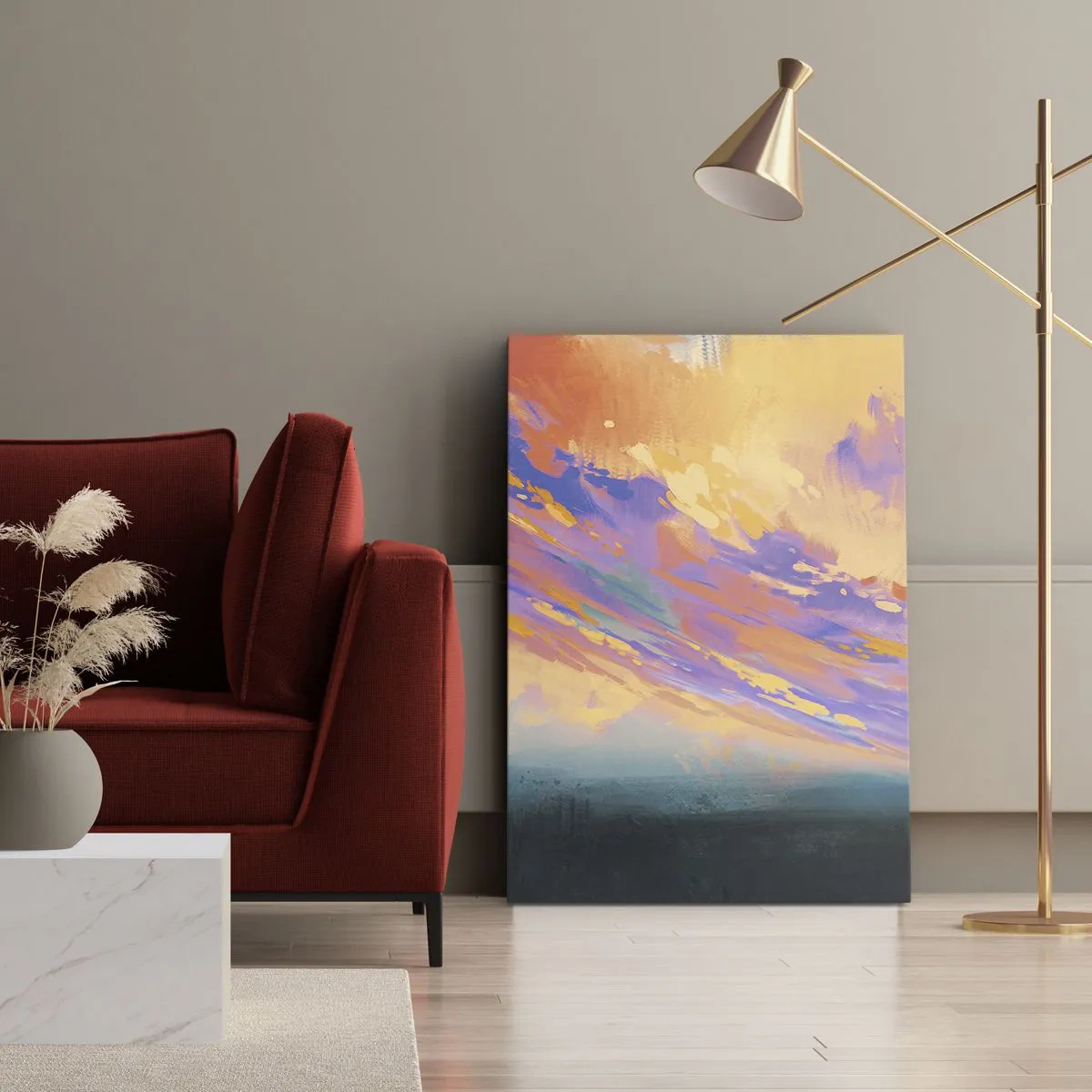 Quadro em tela - A força da atração - 50x70 cm