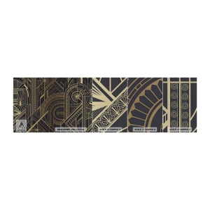 Amostra de papel de parede Premium Canvas - Conceitos, ideias, planos - Abstração, Pedaço, Ornamento - 100x30 cm