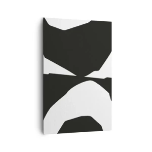 Quadro em tela - Positivo negativo - 80x120 cm