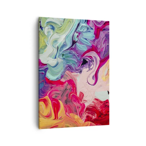 Quadro em tela - O nascimento das cores - 50x70 cm