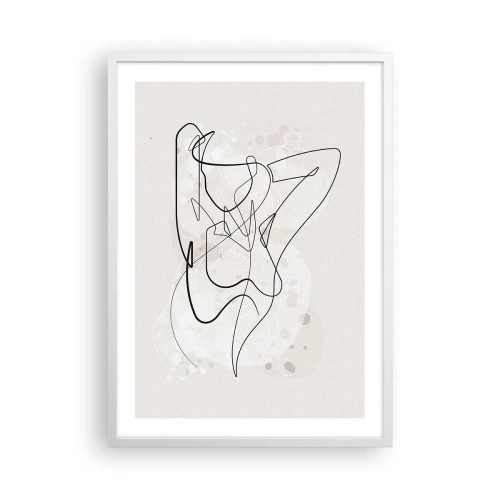 Pôster em moldura branca - A arte da sedução - 50x70 cm