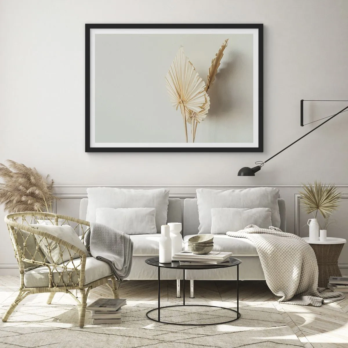 Pôster com moldura preta - Quando precisas de alívio - 100x70 cm