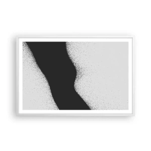 Pôster em moldura branca - Equilíbrio suave - 91x61 cm