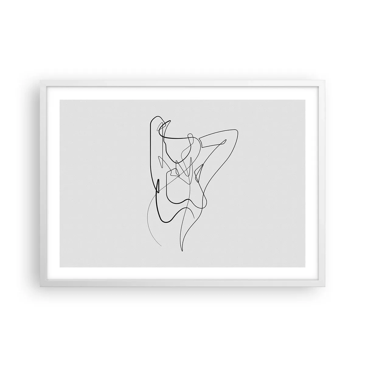 Pôster em moldura branca - Que tipo de pessoa é realmente... - 70x50 cm