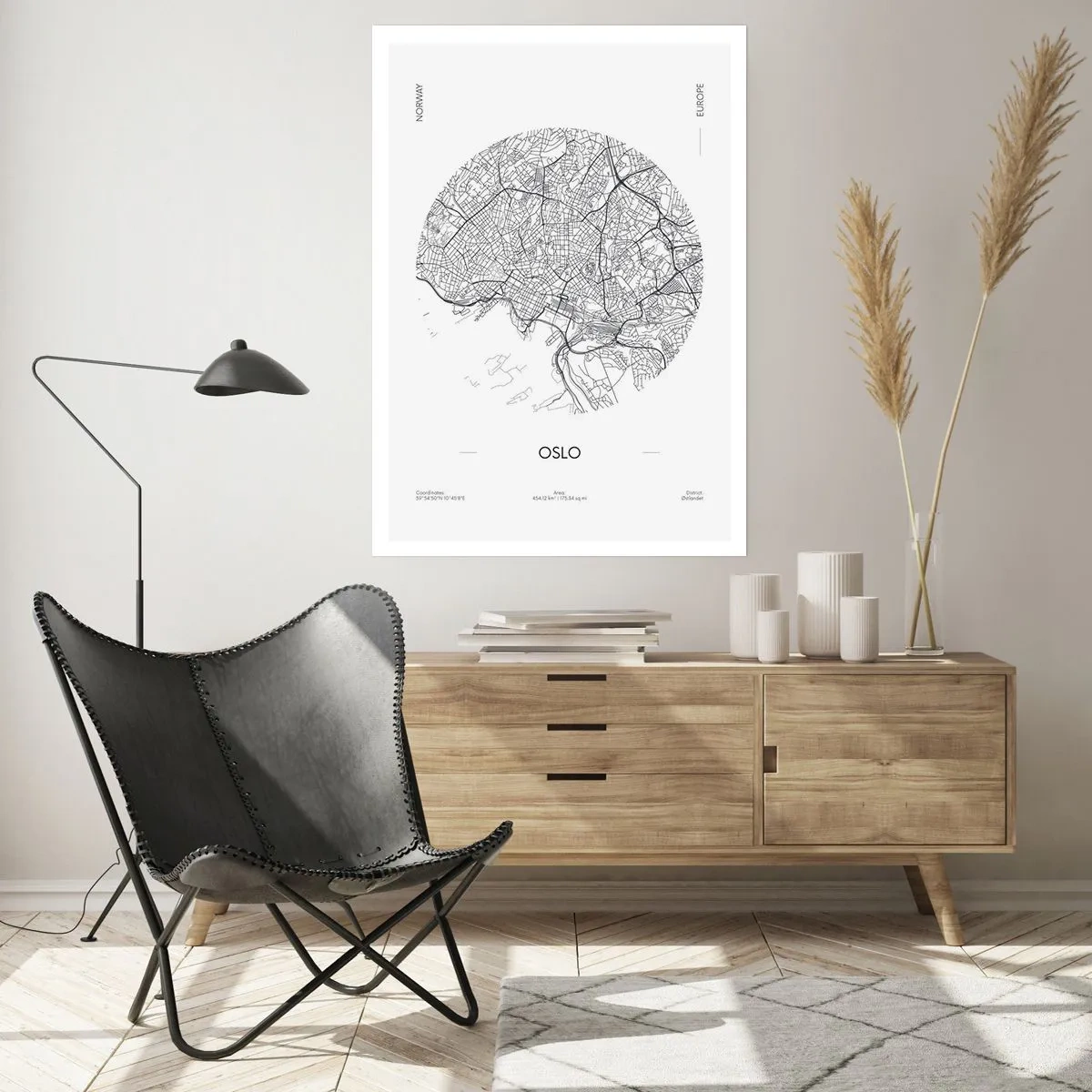Pôster - Anatomia de Oslo - 40x50 cm
