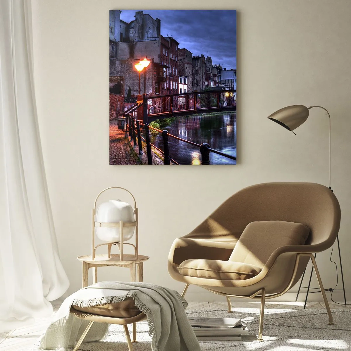 Quadro em vidro - A desconhecida Bydgoszcz - 50x70 cm