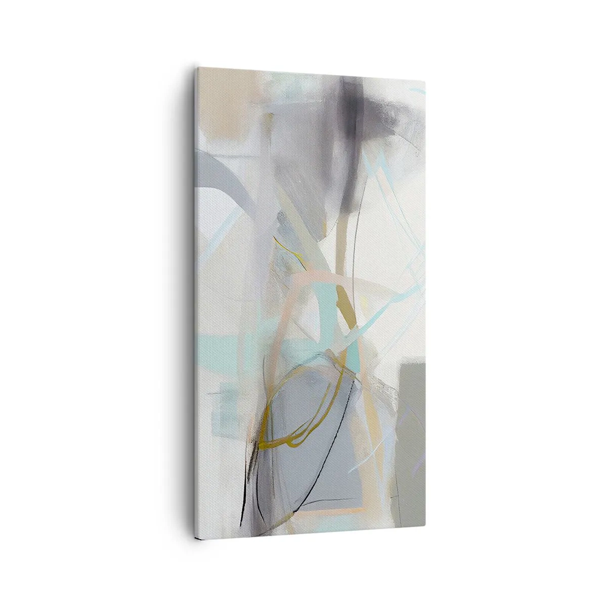 Quadro em tela - Abstração enevoada - 55x100 cm