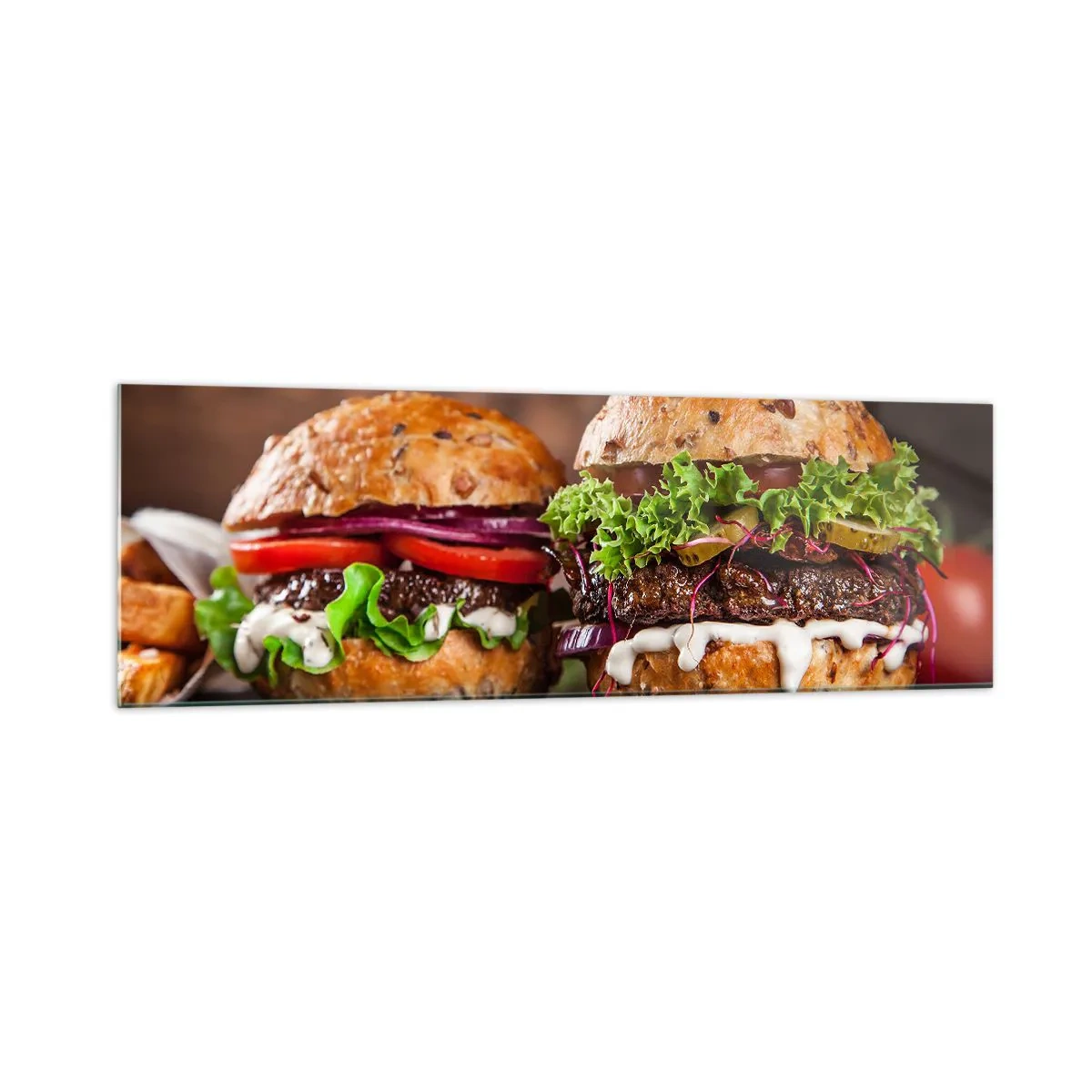 Quadro em vidro - Sonho americano - 160x50 cm