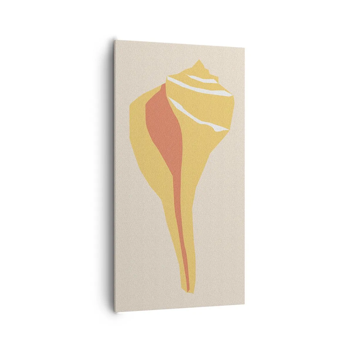 Quadro em tela - Abstração orgânica – crescimento - 65x120 cm