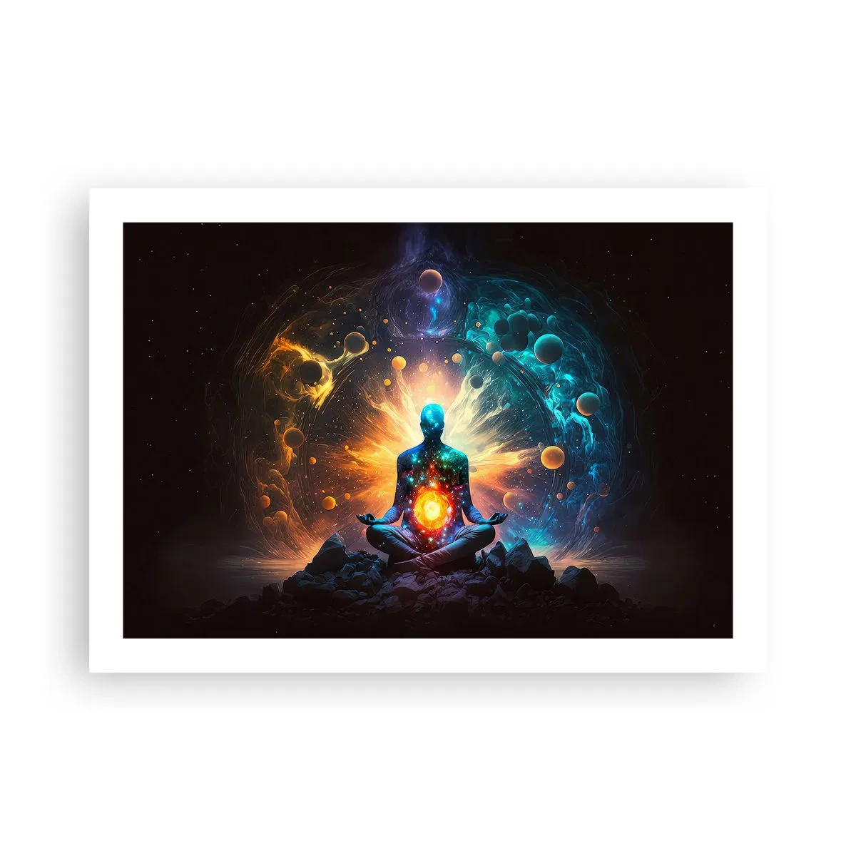 Pôster - Paz cósmica - 70x50 cm