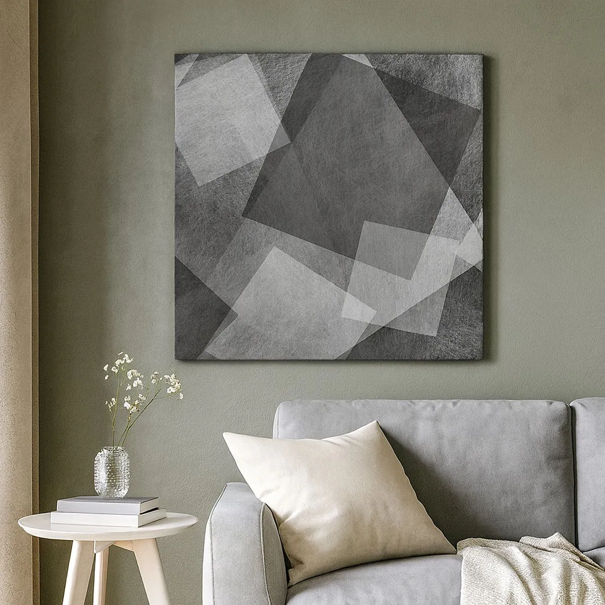 Quadro em tela - Um eterno símbolo da durabilidade e da ordem - 30x30 cm