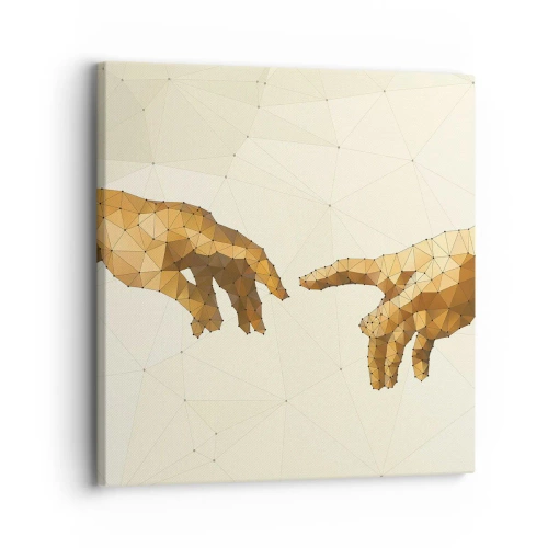 Quadro em tela - Geometria divina - 30x30 cm